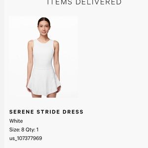 Lululemon Serene Stride Dress